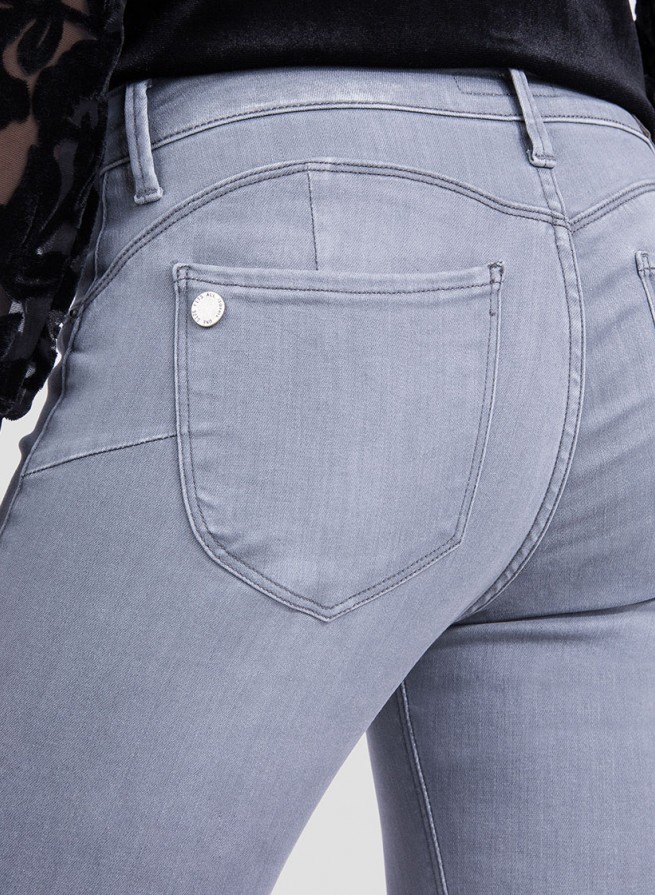 Jeans push up 100 belles fesses gris Tiffosi france One Size