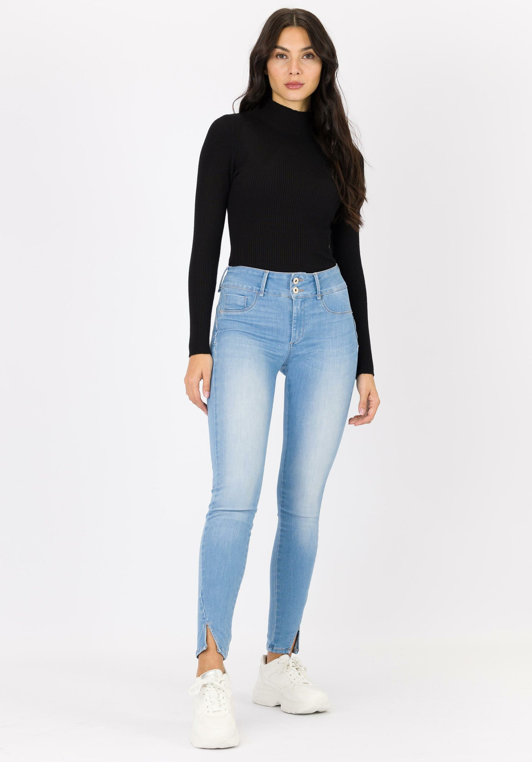 nouveauté tiffosi double up bleach taille haute avec push up arriere