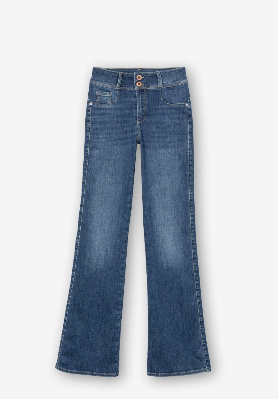 One Size® - Silhouette - Bootcut Denim Clair – Image 7